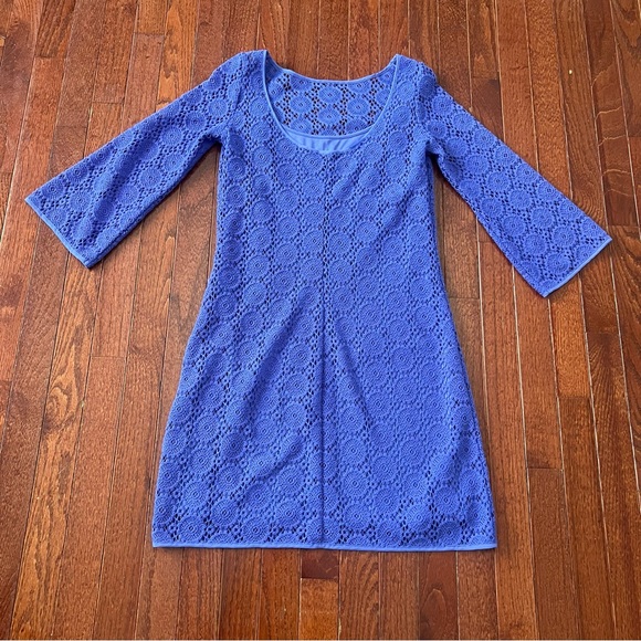 ❌SOLD Lilly Pulitzer Topanga crochet lace dress in purple - Picture 13 of 15